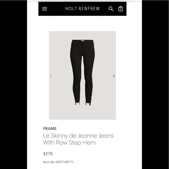 EUC FRAME Le skinny de Jeanne jeans - Picture 5 of 7